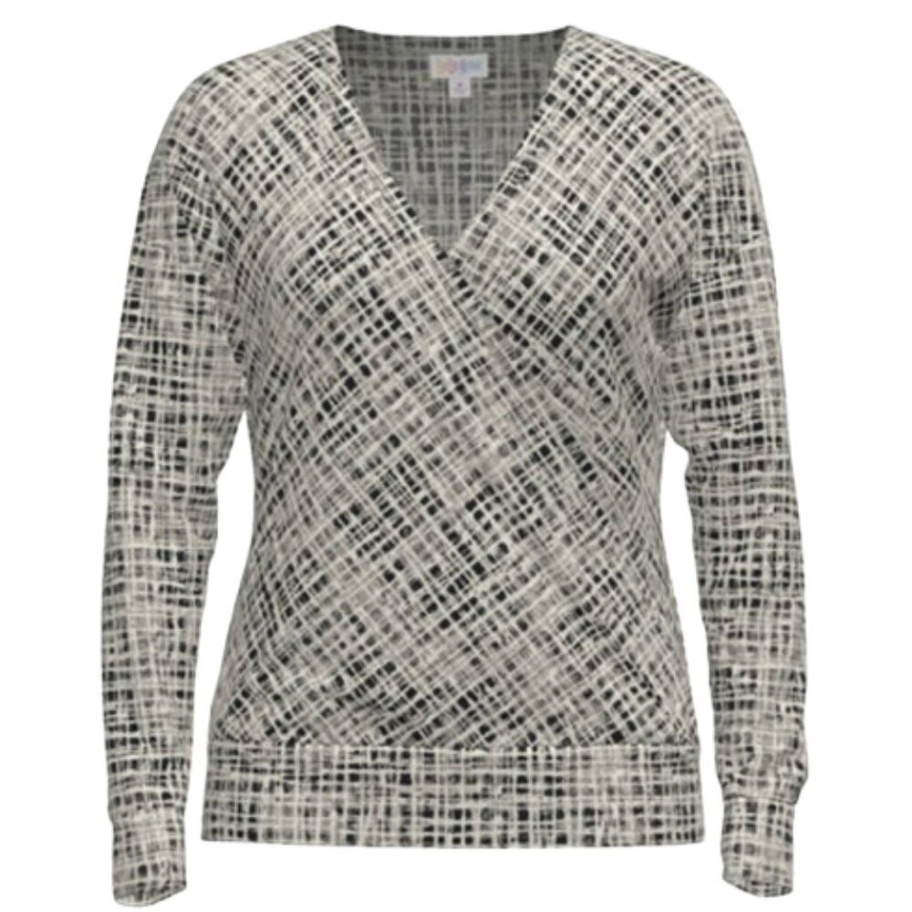 Lularoe -The Rebecca Cross Front Blouse Med- NWT (B11)